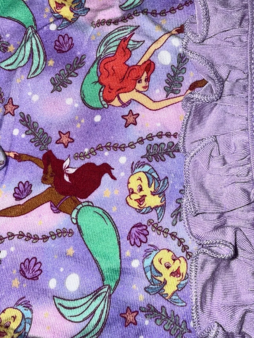 Little Snuggles Baby Girls Size 0-3 months Ariel Bamboo Zippy Sleeper New NWOT